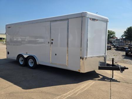 New 2027 H&H Trailers 8x18 HH Series Round Top V-Nose 10K Cargo / Enclosed Trailer