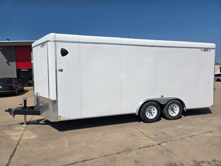 New 2027 H&H Trailers 8x18 HH Series Round Top V-Nose 10K Cargo / Enclosed Trailer