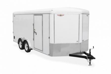 New 2027 H&H Trailers 8x18 HH Series Round Top V-Nose 10K Cargo / Enclosed Trailer