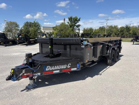 New 2027 Diamond C Trailers LPT207L16X82 (82  X 16') 15.5K Telescopic Dump Trailer