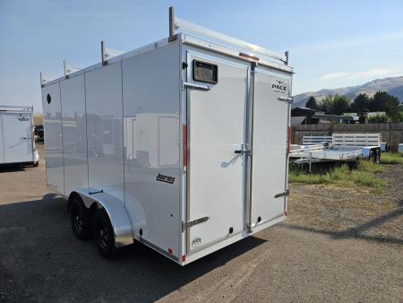 New 2027 Pace 7x16 Contractor Enclosed Cargo Trailer