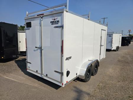 New 2027 Pace 7x16 Contractor Enclosed Cargo Trailer