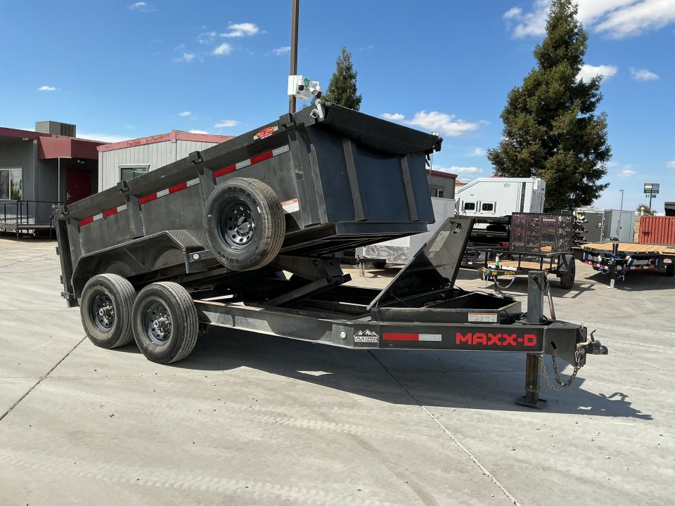 Used 2021 MAXX-D DJX 7FT X 12FT Dump Trailer