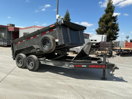 Used 2021 MAXX-D DJX 7FT X 12FT Dump Trailer
