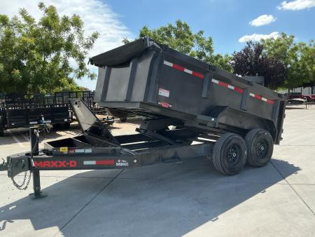 Used 2021 MAXX-D DJX 7FT X 12FT Dump Trailer