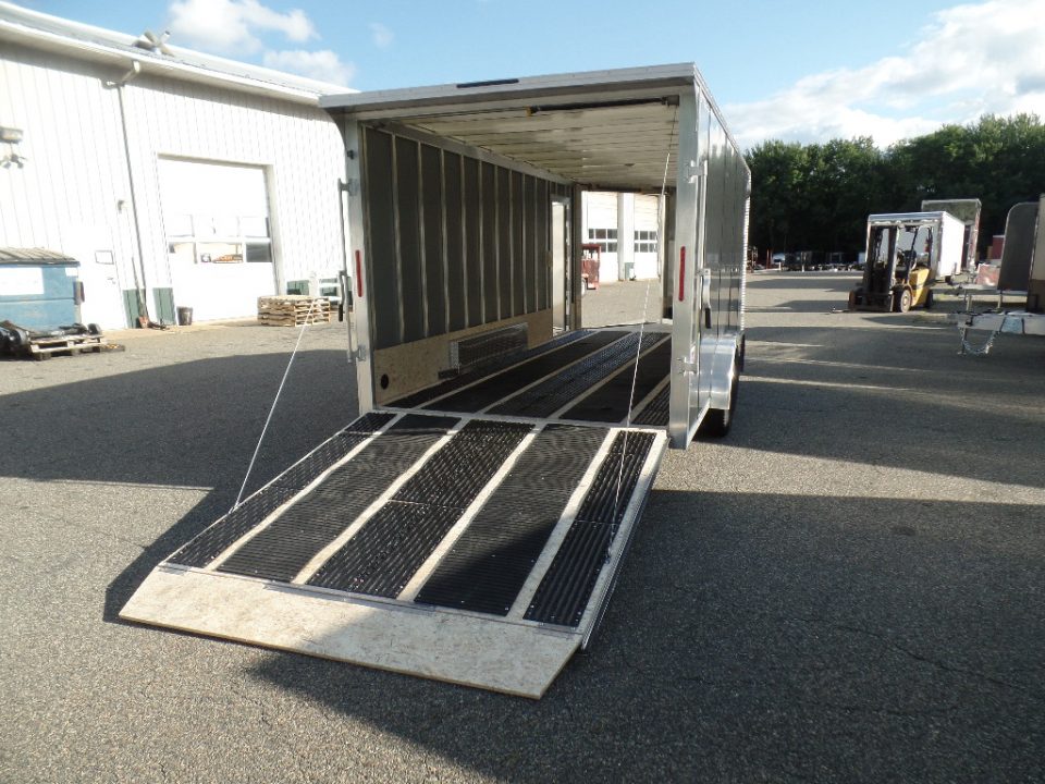 New 2027 ALCOM 3 Place Snowmobile 7.5X18 +5'V nose with ramp Snowmobile Trailer