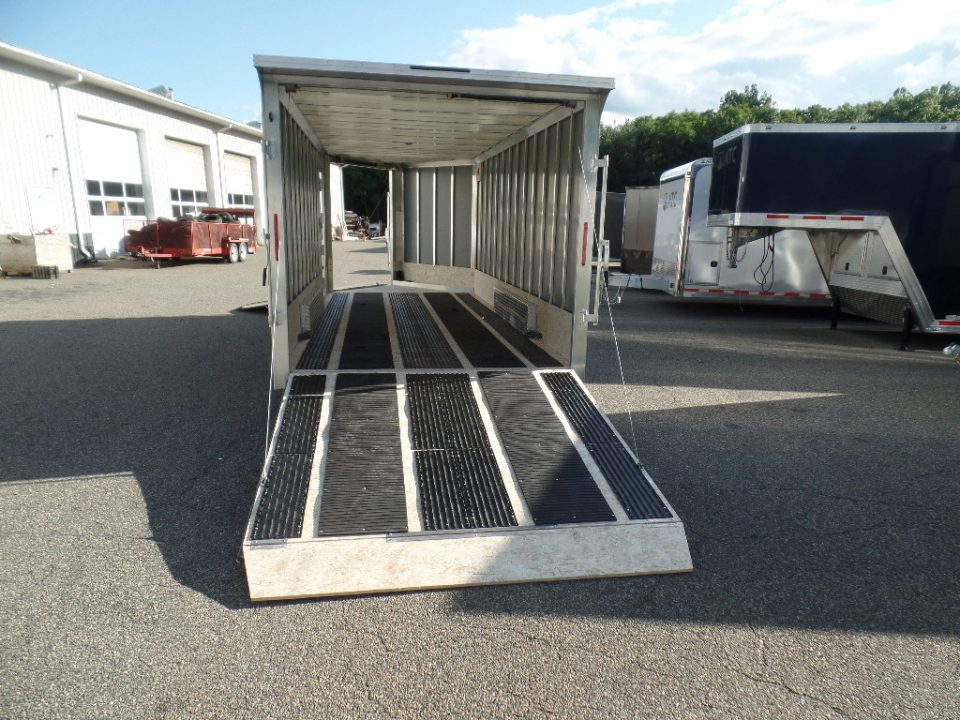 New 2027 ALCOM 3 Place Snowmobile 7.5X18 +5'V nose with ramp Snowmobile Trailer