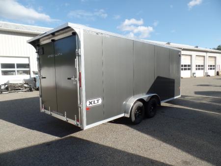 New 2027 ALCOM 3 Place Snowmobile 7.5X18 +5'V nose with ramp Snowmobile Trailer