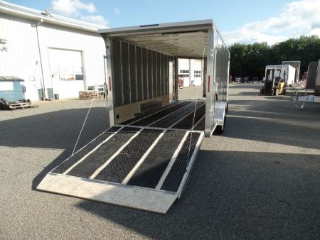 New 2027 ALCOM 3 Place Snowmobile 7.5X18 +5'V nose with ramp Snowmobile Trailer