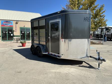 New 2027 Maverick 2HS-7K 7' 6 Horse Trailer