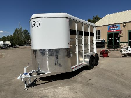 New 2027 Maverick 2HS-7K 7' 6 Horse Trailer