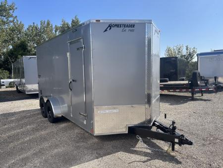 New 2027 Homesteader Trailer INTREPID 7 X 16 FT CARGO TRAILER RAMP DOOR 7 FT INTERIOR POLYCORE GVWR 9950