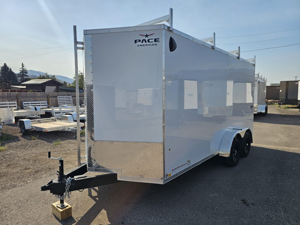 New 2027 Pace 7x16 Contractor Enclosed Cargo Trailer