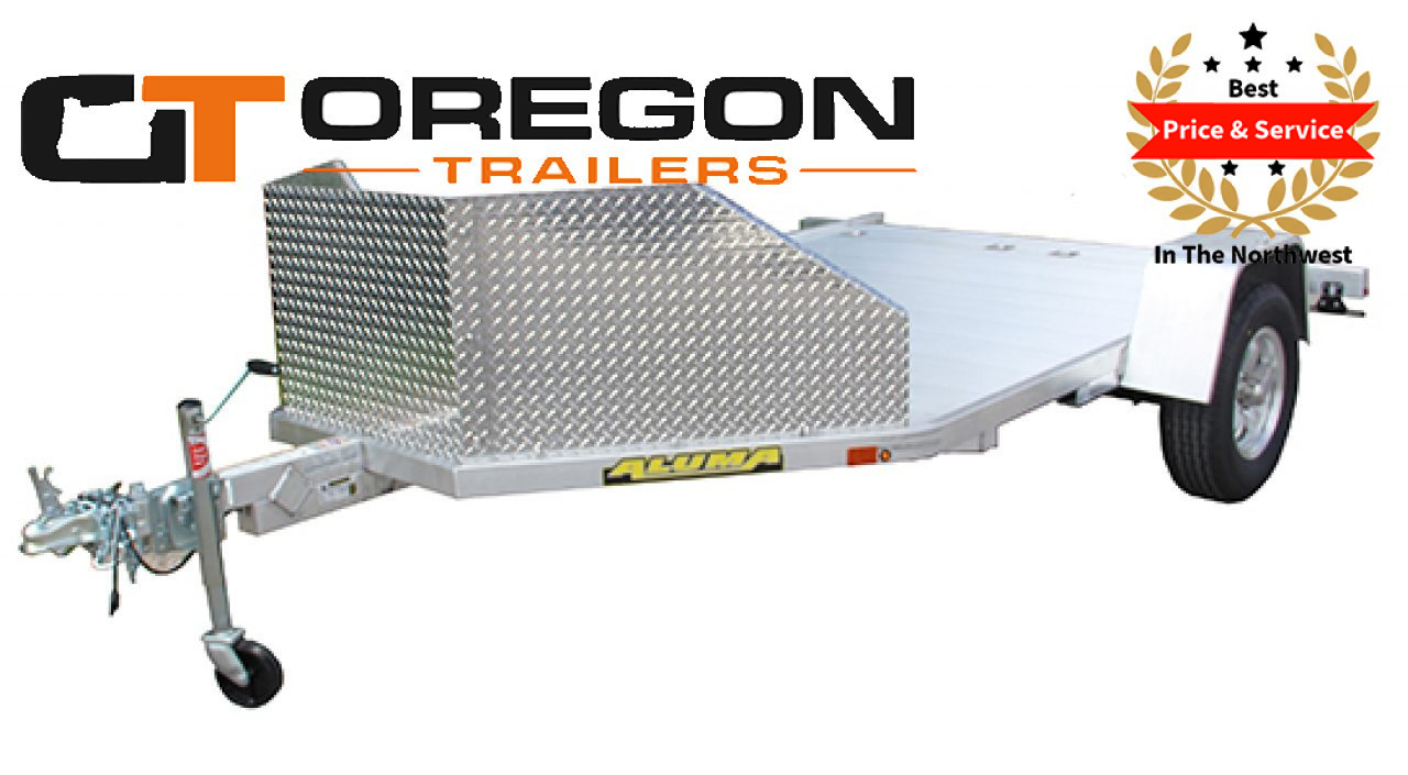 New 6.6x10 3k Aluma Motorcycle Trailer
