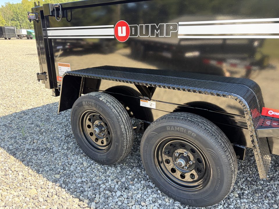 New 2027 U-Dump 6X10 With 31''Sides, Pro-Lite Low-Profile Dump Trailer, 8K GVWR, Tarp & Roller,