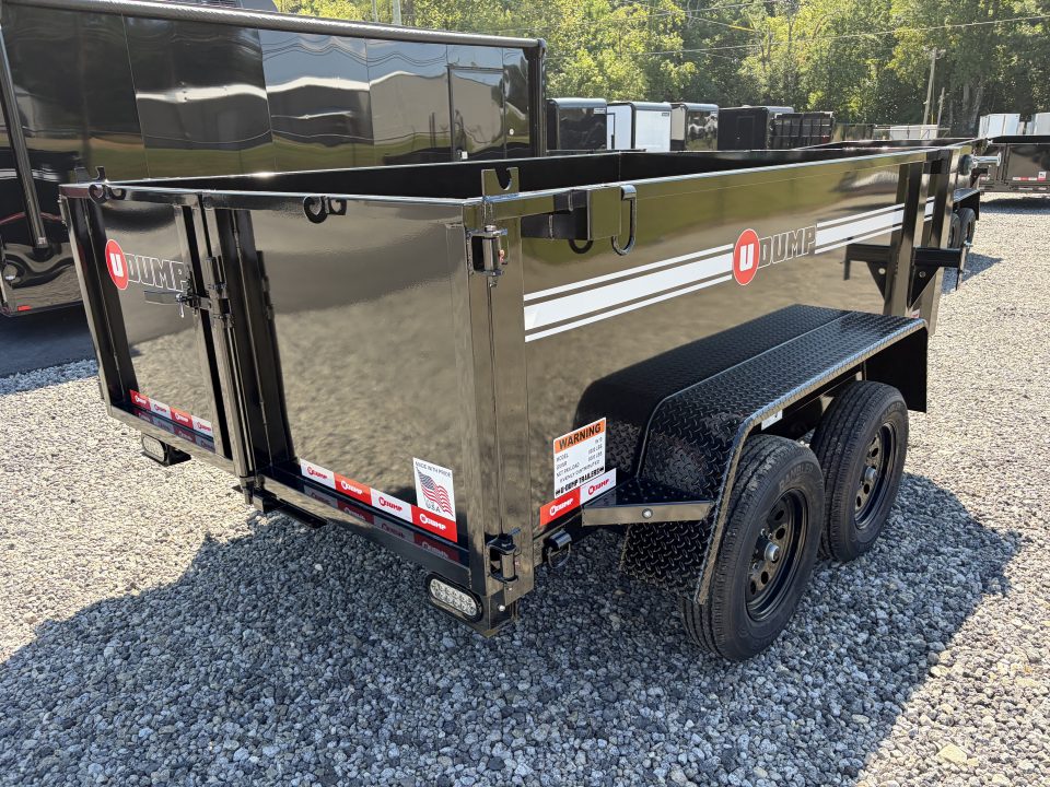 New 2027 U-Dump 6X10 With 31''Sides, Pro-Lite Low-Profile Dump Trailer, 8K GVWR, Tarp & Roller,