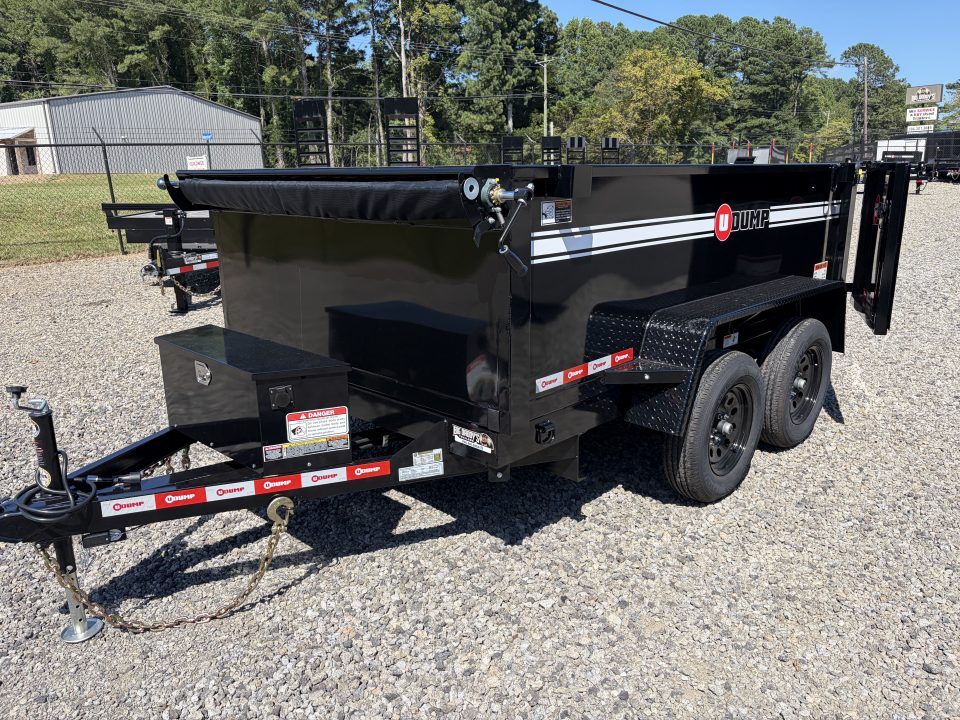 New 2027 U-Dump 6X10 With 31''Sides, Pro-Lite Low-Profile Dump Trailer, 8K GVWR, Tarp & Roller,