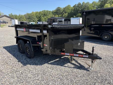 New 2027 U-Dump 6X10 With 31''Sides, Pro-Lite Low-Profile Dump Trailer, 8K GVWR, Tarp & Roller,