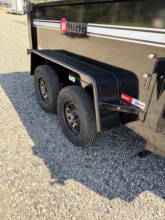 New 2027 U-Dump 6X10 With 31''Sides, Pro-Lite Low-Profile Dump Trailer, 8K GVWR, Tarp & Roller,