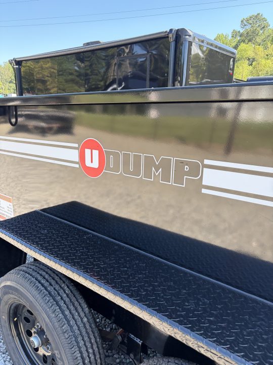 New 2027 U-Dump 6X10 With 31''Sides, Pro-Lite Low-Profile Dump Trailer, 8K GVWR, Tarp & Roller,