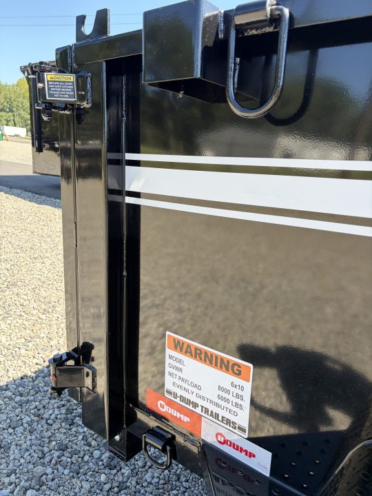 New 2027 U-Dump 6X10 With 31''Sides, Pro-Lite Low-Profile Dump Trailer, 8K GVWR, Tarp & Roller,