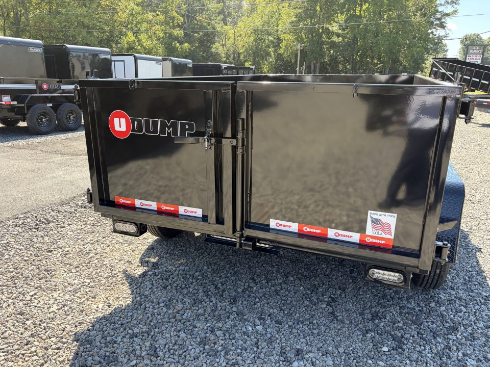 New 2027 U-Dump 6X10 With 31''Sides, Pro-Lite Low-Profile Dump Trailer, 8K GVWR, Tarp & Roller,