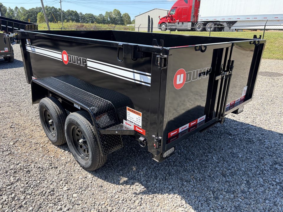 New 2027 U-Dump 6X10 With 31''Sides, Pro-Lite Low-Profile Dump Trailer, 8K GVWR, Tarp & Roller,