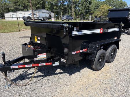 New 2027 U-Dump 6X10 With 31''Sides, Pro-Lite Low-Profile Dump Trailer, 8K GVWR, Tarp & Roller,