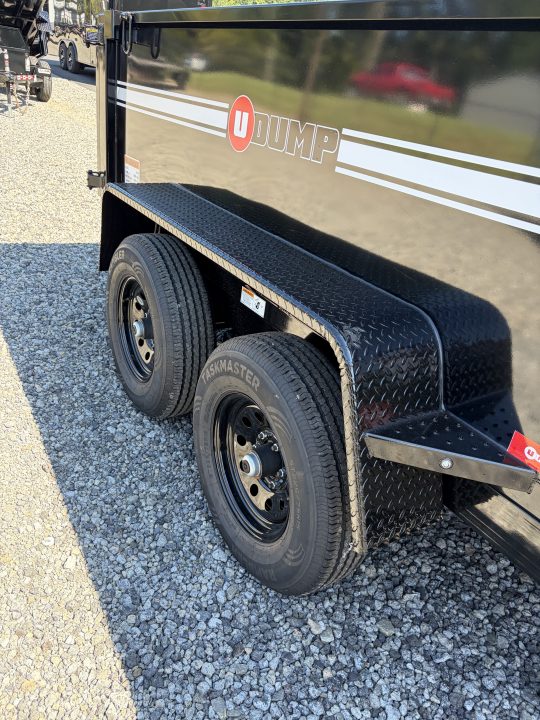 New 2027 U-Dump 6X12 With 31" Sides, Pro-Lite Low-Profile Dump Trailer, 10K GVWR, Tarp & Roller, Slide-Out Ramps