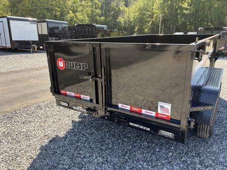 New 2027 U-Dump 6X12 With 31" Sides, Pro-Lite Low-Profile Dump Trailer, 10K GVWR, Tarp & Roller, Slide-Out Ramps