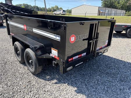 New 2027 U-Dump 6X12 With 31" Sides, Pro-Lite Low-Profile Dump Trailer, 10K GVWR, Tarp & Roller, Slide-Out Ramps
