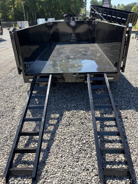 New 2027 U-Dump 6X12 With 31" Sides, Pro-Lite Low-Profile Dump Trailer, 10K GVWR, Tarp & Roller, Slide-Out Ramps