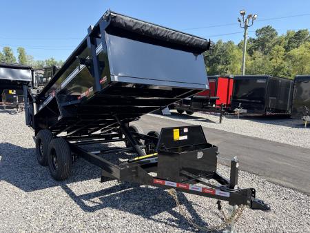 New 2027 U-Dump 6X12 With 31  Sides, Pro-Lite Low-Profile Dump Trailer, 10K GVWR, Tarp & Roller, Slide-Out Ramps