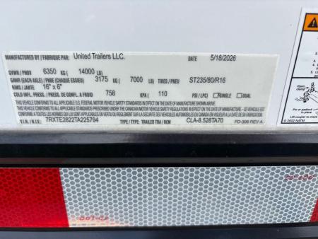 New 2026 United Trailers CLA-8.528TA70 Car / Racing Trailer