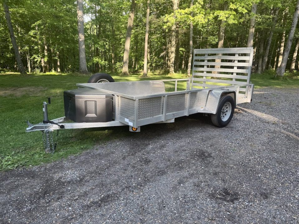 Used 2018 Quality Steel and Aluminum 6x12 Utility Trailer