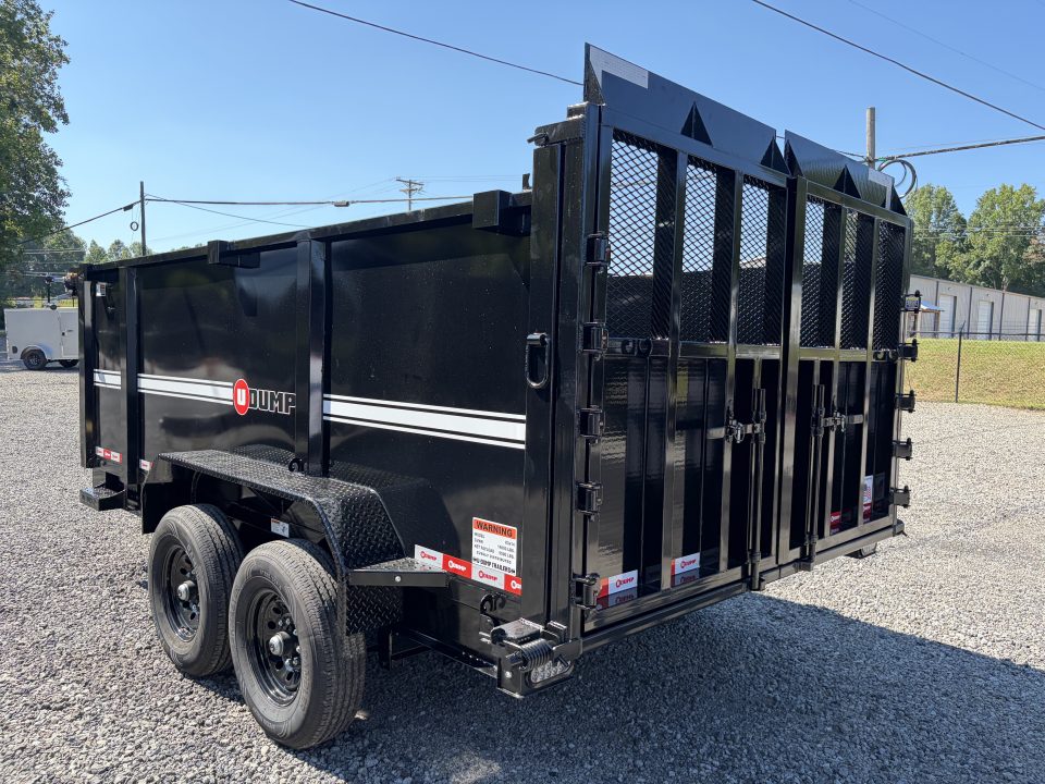New 2027 U-Dump 7X14 Dump Trailer - HD Pro Series, 48" Sides, (NEW COMBO Gate/Ramp), 10 Ga Walls, 7 Ga Floor, 14K GVWR