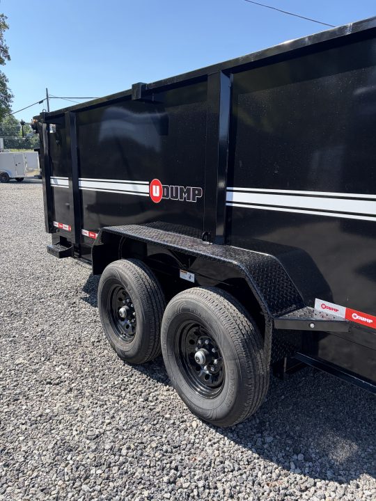 New 2027 U-Dump 7X14 Dump Trailer - HD Pro Series, 48" Sides, (NEW COMBO Gate/Ramp), 10 Ga Walls, 7 Ga Floor, 14K GVWR