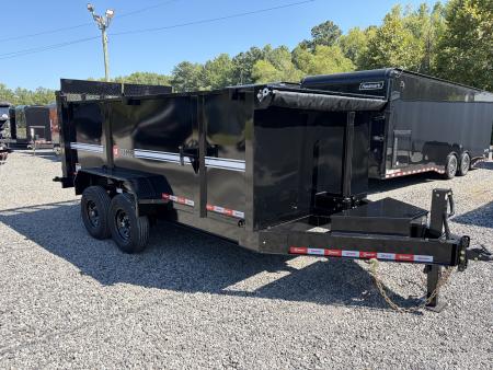 New 2027 U-Dump 7X14 Dump Trailer - HD Pro Series, 48" Sides, (NEW COMBO Gate/Ramp), 10 Ga Walls, 7 Ga Floor, 14K GVWR