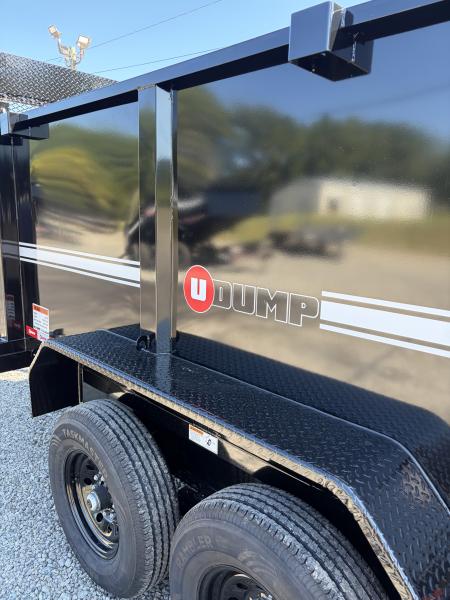 New 2027 U-Dump 7X14 Dump Trailer - HD Pro Series, 48" Sides, (NEW COMBO Gate/Ramp), 10 Ga Walls, 7 Ga Floor, 14K GVWR