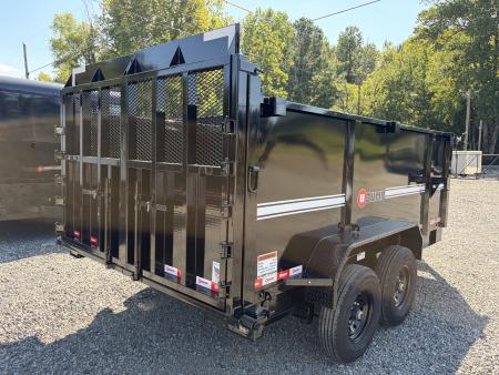 New 2027 U-Dump 7X14 Dump Trailer - HD Pro Series, 48" Sides, (NEW COMBO Gate/Ramp), 10 Ga Walls, 7 Ga Floor, 14K GVWR