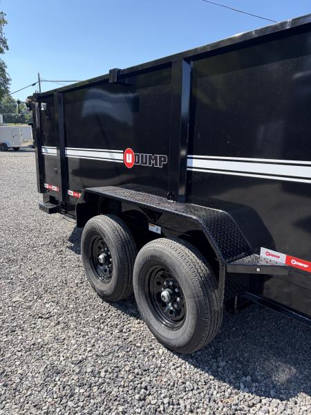 New 2027 U-Dump 7X14 Dump Trailer - HD Pro Series, 48" Sides, (NEW COMBO Gate/Ramp), 10 Ga Walls, 7 Ga Floor, 14K GVWR