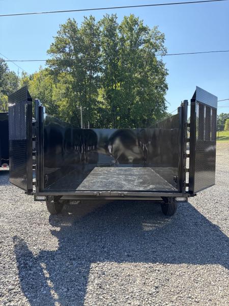 New 2027 U-Dump 7X14 Dump Trailer - HD Pro Series, 48" Sides, (NEW COMBO Gate/Ramp), 10 Ga Walls, 7 Ga Floor, 14K GVWR