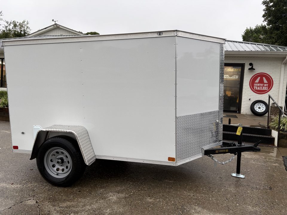 New 2027 Covered Wagon 5x8 Enclosed, 5' Height, Rear Double Door