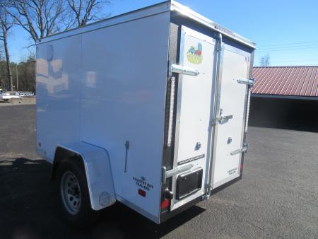 New 2027 Covered Wagon 5x8 Enclosed, 5' Height, Rear Double Door