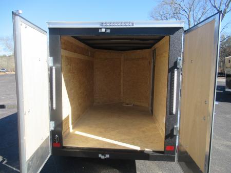 New 2027 Covered Wagon 5x8 Enclosed, 5' Height, Rear Double Door