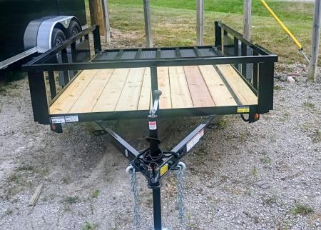 New 2027 Quality Steel and Aluminum 74x12 SA Utility Trailer Utility Trailer