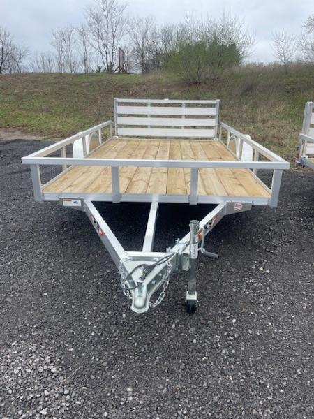 New 2026 H&H Trailers 82x12 2990 GVWR Aluminum Rail Side Utility Utility Trailer