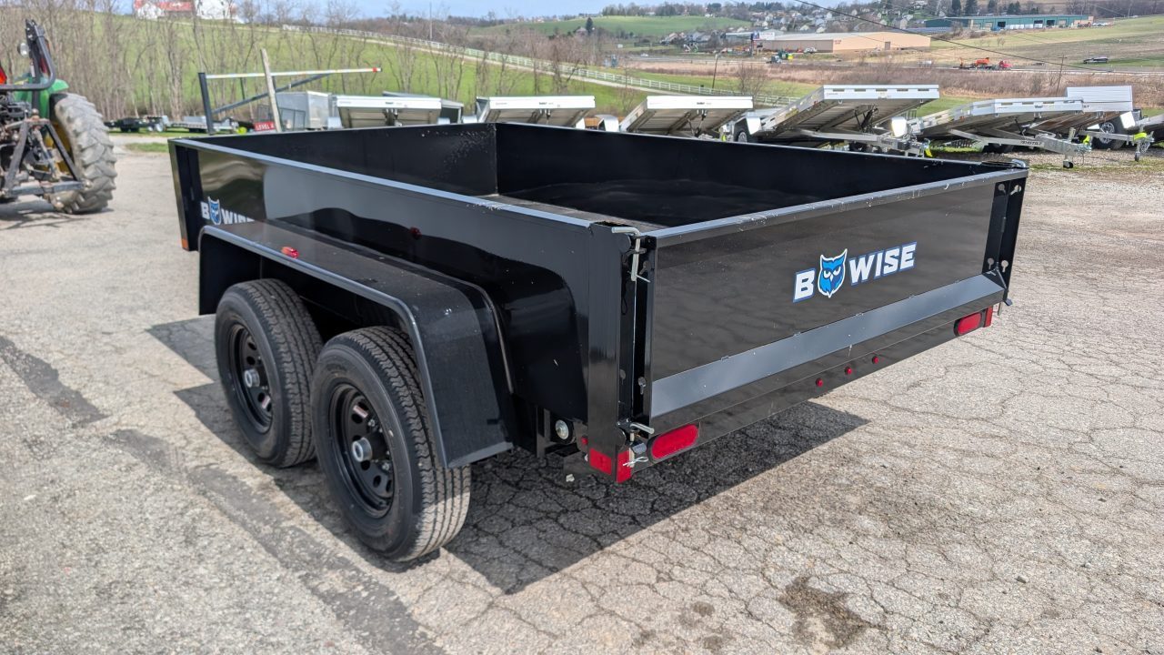 New 2027 BWise 6x10 Light Duty Lo Pro Dump Trailer
