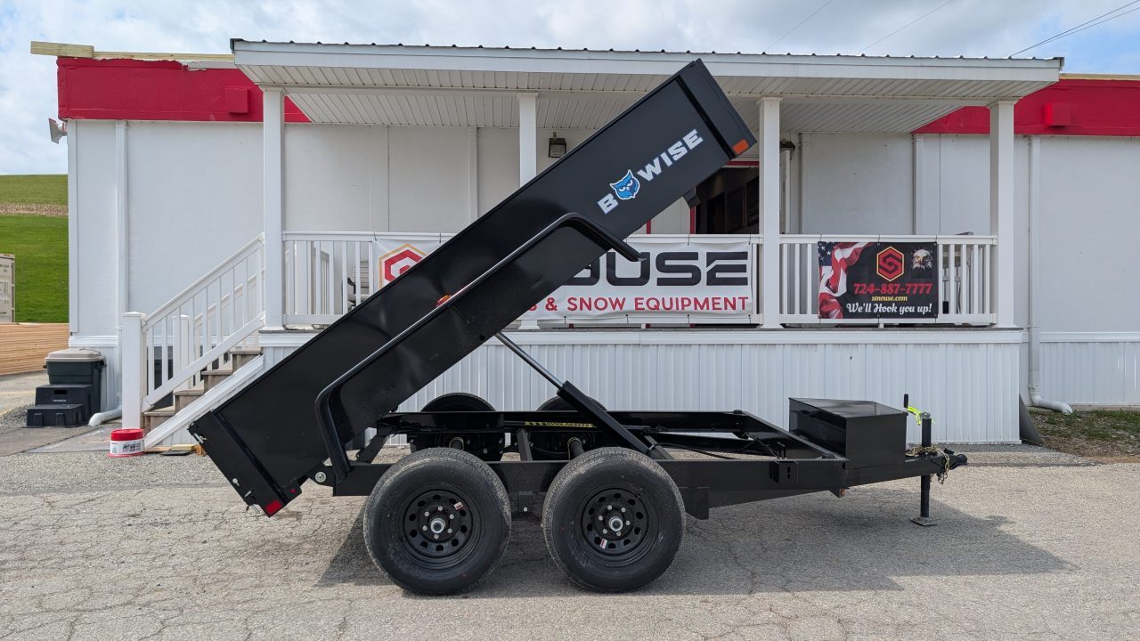 New 2027 BWise 6x10 Light Duty Lo Pro Dump Trailer