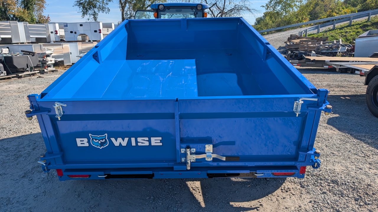 New 2027 BWise 6x10 Lo Pro Equipment Dump w/ Underbody Ramps (7000# GVW)